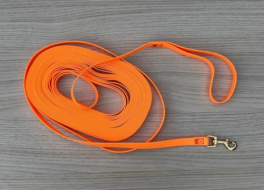 Longe 12M, en biothane hexa impermeable, ligera y resistente [naranja] – photo 3